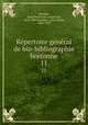 Rpertoire gnral de bio-bibliographie bretonne. 11, Rene Pocard du Cosquer de Kerviler 