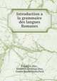 Introduction a la grammaire des langues Romanes, Friedrich Diez 