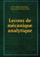 Lecons de mecanique analytique, Augustin Louis Cauchy 
