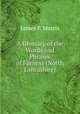 A Glossary of the Words and Phrases of Furness (North Lancashire), James P. Morris 