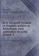 In S. Gregorii Nysseni et Originis scripta et doctrinam: cum appendice de actis Synodi V ., Gregory, Luigi Vincenzi, Origen 