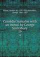 Comdie humaine with an introd. by George Saintsbury.. 19, Honore? de Balzac 