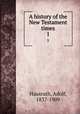 A history of the New Testament times. 1, Hausrath, Adolf, 1837-1909 