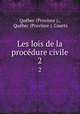 Les lois de la procdure civile. 2, Province 