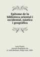 Epitome de la biblioteca oriental i occidental, nautica i geografica, Leon Pinelo 