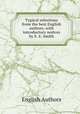 Typical selections from the best English authors, with introductory notices by E. E. Smith, English Authors 