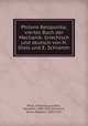 Philons Belopoiika; viertes Buch der Mechanik. Griechisch und deutsch von H. Diels und E. Schramm, Philo, of Byzantium,Diels, Hermann, 1848-1922,Schramm, Erwin Adelbert, 1856-1935 