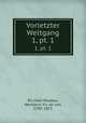 Vorletzter Weltgang. 1, pt. 1, Hermann von Pu?ckler-Muskau 