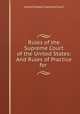 Rules of the Supreme Court of the United States: And Rules of Practice for ., United States Supreme Court 