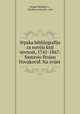 Srpska biblijografija za noviju knji zevnost, 1741-1867: Sastavio Stojan Novakovid. Na svijet ., Stojan Novakovic 