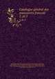 Catalogue gnral des manuscrits franais. 2, pt.5, 