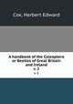 A handbook of the Coleoptera or Beetles of Great Britain and Ireland. v. 2, Cox, Herbert Edward 