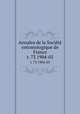 Annales de la Socit entomologique de France. t. 73 1904-05, 