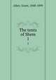The tents of Shem. 1, Grant Allen 
