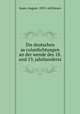 Die deutschen sa?culardichtungen an der wende des 18. und 19, jahrhunderts, Sauer, August, 1855- ed,Horace 