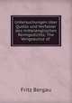 Untersuchungen uber Quelle und Verfasser des mittelenglischen Reimgedichts: The Vengeaunce of ., Fritz Bergau 