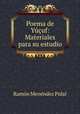 Poema de Yuf: Materiales para su estudio, 