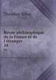 Revue philosophique de la France et de l`etranger. 54, Theodule Armand Ribot 