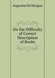 On the Difficulty of Correct Description of Books, Augustus de Morgan 