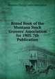 Brand Book of the Montana Stock Growers