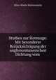 Studien zur Hornsage: Mit besonderer Berucksichtigung der anglonormannischen Dichtung vom ., Otto Alwin Hartenstein 
