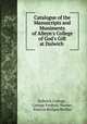 Catalogue of the Manuscripts and Muniments of Alleyn