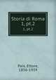 Storia di Roma. 1, pt.2, Pais, Ettore, 1856-1939 