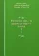 Paradise lost. : A poem in twelve books.. 1, Milton, John, 1608-1674,Newton, Thomas, 1704-1782 