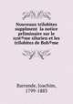 Nouveaux trilobites supplment la notice prliminaire sur le syst®me silurien et les trilobites de Boh®me, Barrande, Joachim, 1799-1883 
