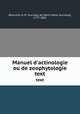 Manuel d`actinologie ou de zoophytologie. text, Blainville, H.-M. Ducrotay de (Henri-Marie Ducrotay), 1777-1850 