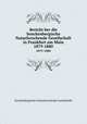Bericht ber die Senckenbergische Naturforschende Gesellschaft in Frankfurt am Main. 1879-1880, Senckenbergische Naturforschende Gesellschaft 