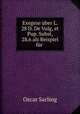 Exegese uber L. 28 D. De Vulg, et Pup. Subst, 28,6 als Beispiel fur ., Oscar Sarling 