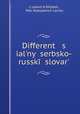 Different s ialny serbsko-russk slovar, 