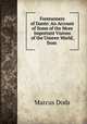 Forerunners of Dante: An Account of Some of the More Important Visions of the Unseen World, from ., Marcus Dods 