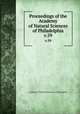 Proceedings of the Academy of Natural Sciences of Philadelphia. v.59, Academy of Natural Sciences of Philadelphia 