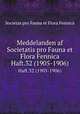 Meddelanden af Societatis pro Fauna et Flora Fennica. Haft.32 (1905-1906), Societas pro Fauna et Flora Fennica 