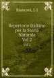 Repertorio Italiano per la Storia Naturale. Vol 2, Bianconi, J. J 