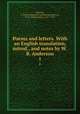 Poems and letters. With an English translation, introd., and notes by W.B. Anderson. 1, Sidonius, C. Sollius Modestus Apollinaris,Anderson, W. B. (William Blair), 1877-1959 
