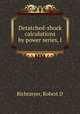 Detatched-shock calculations by power series, I, Robert D. Richtmyer 