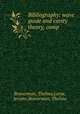 Bibliography: wave guide and cavity theory, comp, Braverman, Thelma,Lurye, Jerome,Braverman, Thelma 