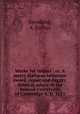Worke for cutlers : or, A merry dialogue betweene sword, rapier and dagger. Acted in ashow in the famous Universitie of Cambridge A. D. 1615, Sieveking, A. Forbes 