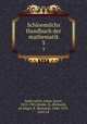 Schloemilchs Handbuch der mathematik. 3, Oskar Xaver Schlo?milch 