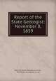Report of the State Geologist: November 8, 1859, New York State Geological Survey , Tennessee Geological Survey 