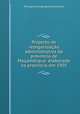 Projecto de reorganizacao administrativa da provincia de Mocambique: elaborado na provincia em 1905, Portugal. Direccao geral do Ultramar 