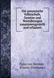 Die preussische Volksschule, Gesetze und Verordnungen zusammengestellt und erlautert, Egon von Bremen , Prussia (Germany). 