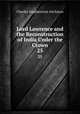 Lord Lawrence and the Reconstruction of India Under the Crown. 25, Charles Umpherston Aitchison 