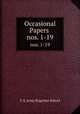 Occasional Papers .. nos. 1-19, U.S. Army Engineer School 