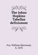 The Johns Hopkins Tabellae defixionum, Fox, William Sherwood, b. 1878 