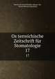 Osterreichische Zeitschrift fr Stomatologie. 17, Verein Os?terreichischer Zahnar?zte 