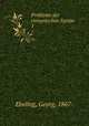 Probleme der romanischen Syntax. 1, Ebeling, Georg, 1867- 